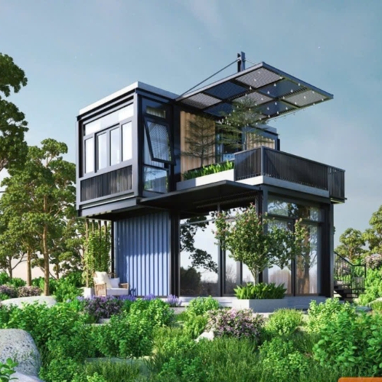 Nhà Container 2 Tầng