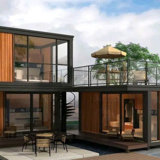 Nhà container lắp ghép 3 cont 20 ft